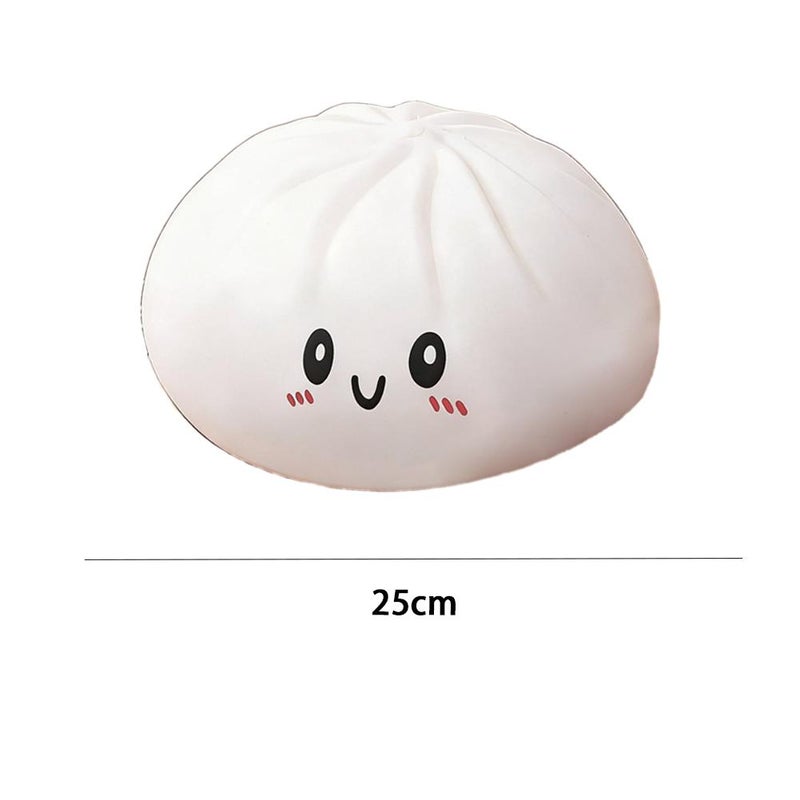 كرات ضغط على شكل فطائر 25 سم، لعبة حسية كبيرة الحجم، كرة ضغط لتخفيف التوتر، لعبة ضغط لتخفيف القلق واللعب الحسي، بدون بخار طعام - Image 2